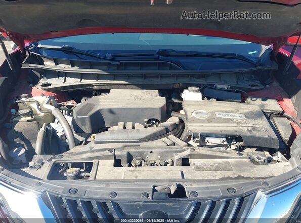 5N1CZ2MH2GN149954 2016 NISSAN MURANO HYBRID Red Вид ззаду