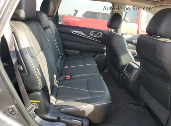 5N1DL0MM0LC506674 2020 INFINITI QX60 Gray Rear seats view