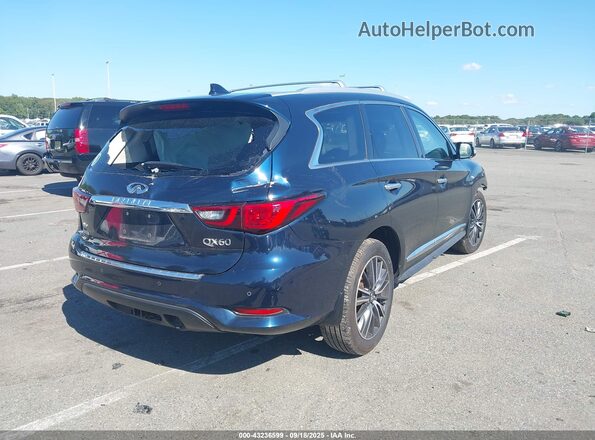 5N1DL0MM0LC535768 2020 INFINITI QX60 Black Rear right