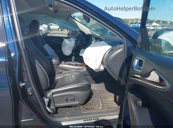 5N1DL0MM0LC535768 2020 INFINITI QX60 Black Front interior view