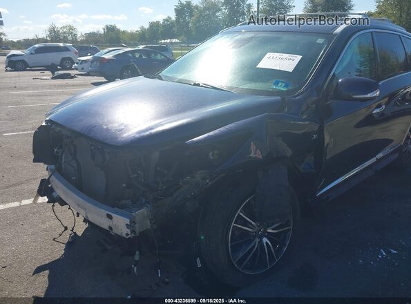 5N1DL0MM0LC535768 2020 INFINITI QX60 Black Front view