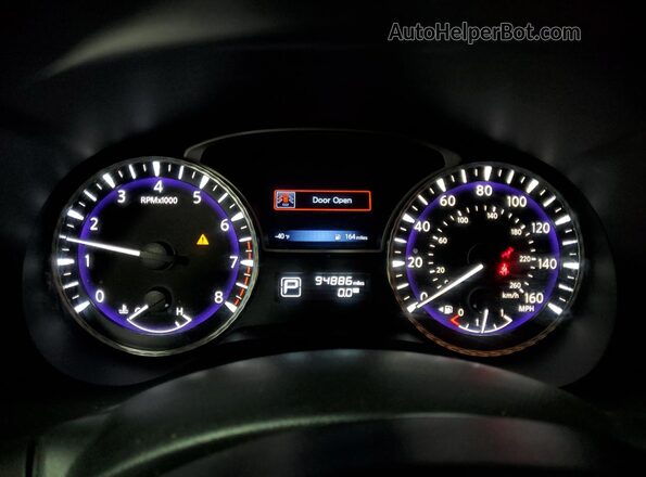5N1DL0MM0LC536385 2020 INFINITI QX60 Black Вид щитка приладів