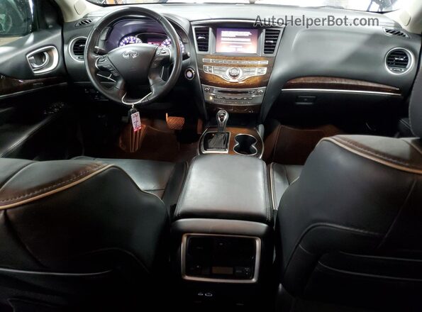 5N1DL0MM0LC536385 2020 INFINITI QX60 Black Вид панелі приладів