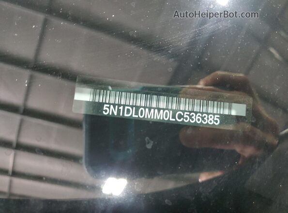 5N1DL0MM0LC536385 2020 INFINITI QX60 Black Панорамний вид салону 360°