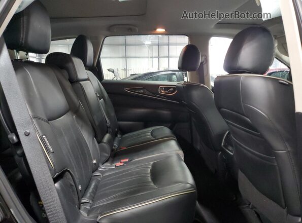 5N1DL0MM0LC536385 2020 INFINITI QX60 Black Вид задньої частини салону