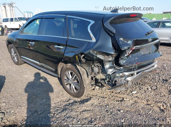 5N1DL0MM1LC531373 2020 INFINITI QX60 Black უკანა მარცხენა