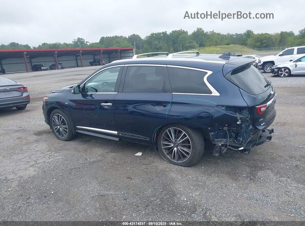 5N1DL0MM1LC546102 2020 INFINITI QX60 Blue Սալոնի 360 աստիճան տեսք