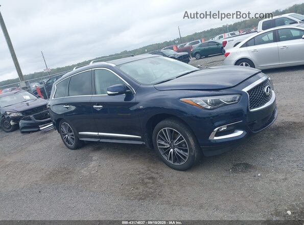 5N1DL0MM1LC546102 2020 INFINITI QX60 Blue Սալոնի հետևի տեսք