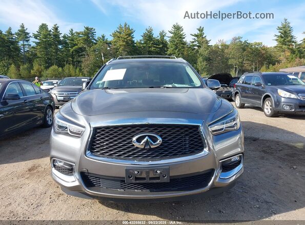 5N1DL0MM2LC505283 2020 INFINITI QX60 Gray Вид задньої частини салону