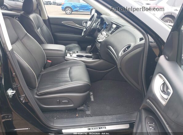 5N1DL0MM5LC523549 2020 INFINITI QX60 Black Front interior view