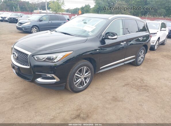 5N1DL0MM5LC523549 2020 INFINITI QX60 Black Front left