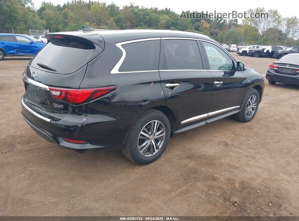 5N1DL0MM5LC523549 2020 INFINITI QX60 Black Rear right