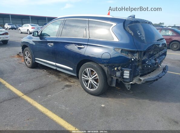 5N1DL0MM7LC513489 2020 INFINITI QX60 Blue Rear left
