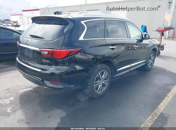 5N1DL0MM8LC521875 2020 INFINITI QX60 Black Tył prawy