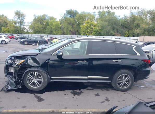 5N1DL0MM8LC521875 2020 INFINITI QX60 Black Widok wnętrza 360 stopni
