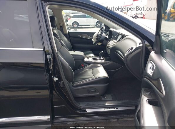 5N1DL0MM8LC521875 2020 INFINITI QX60 Black Widok wnętrza z przodu