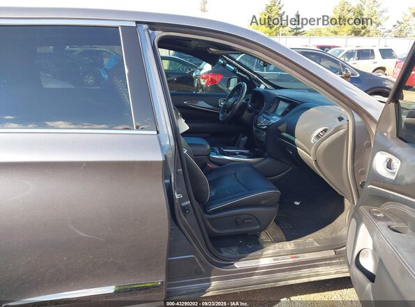 5N1DL0MM8LC528485 2020 INFINITI QX60 Gray Widok wnętrza z przodu