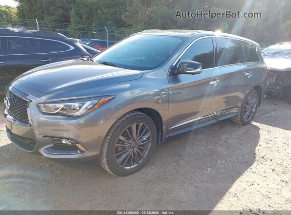 5N1DL0MM8LC528485 2020 INFINITI QX60 Gray Przód lewy