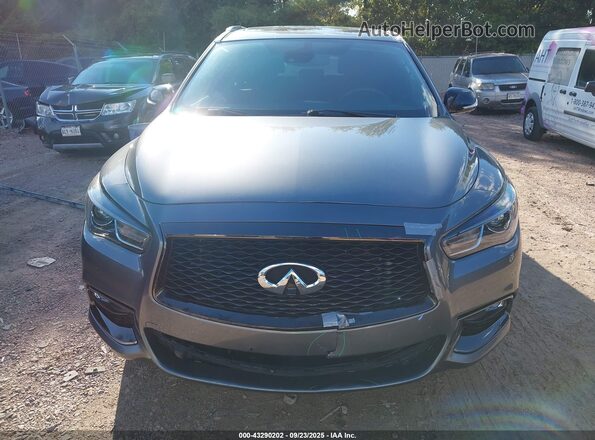 5N1DL0MM8LC528485 2020 INFINITI QX60 Gray Widok wnętrza z tyłu