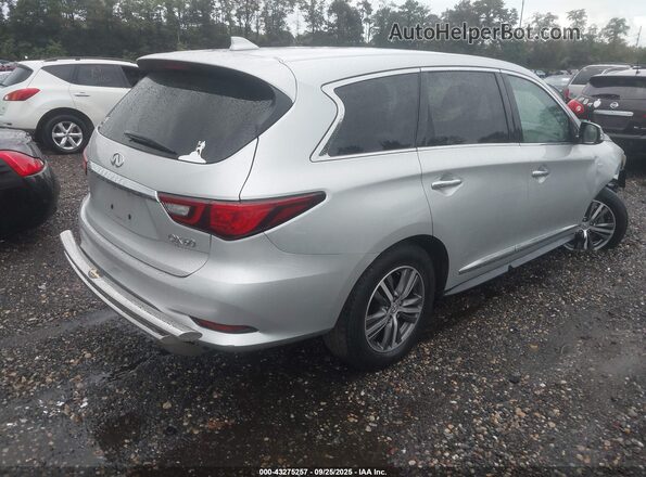 5N1DL0MM9LC528771 2020 INFINITI QX60 Silver Rear right