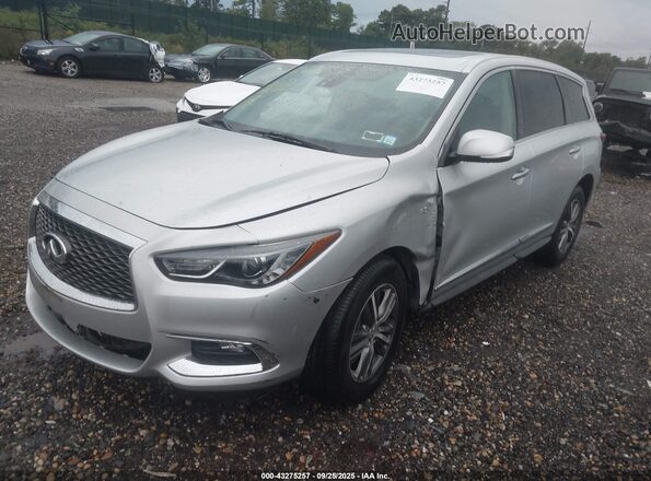 5N1DL0MM9LC528771 2020 INFINITI QX60 Silver Front left