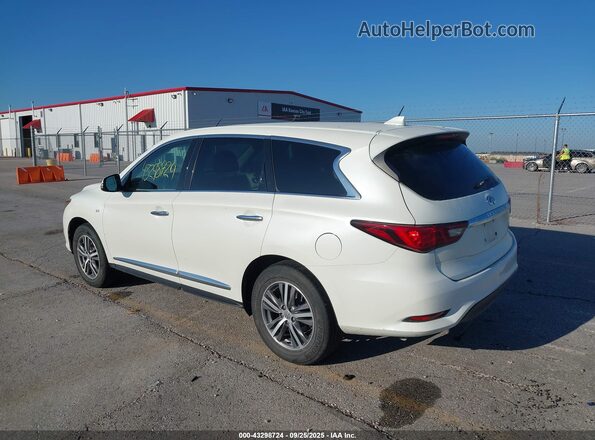 5N1DL0MN1LC500746 2020 INFINITI QX60 White უკანა მარცხენა