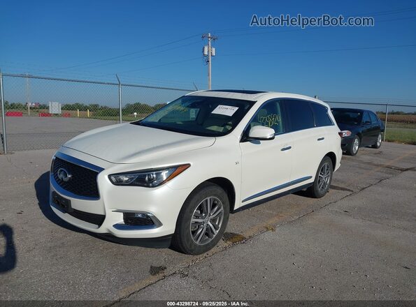 5N1DL0MN1LC500746 2020 INFINITI QX60 White წინა მარცხენა ხედი სამი მეოთხედიდან