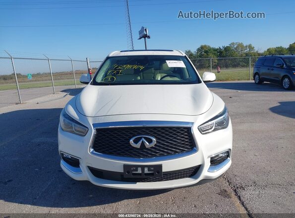 5N1DL0MN1LC500746 2020 INFINITI QX60 White ხელსაწყოთა პანელის ხედი