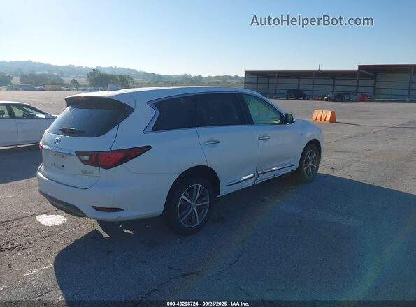 5N1DL0MN1LC500746 2020 INFINITI QX60 White უკანა მარჯვენა