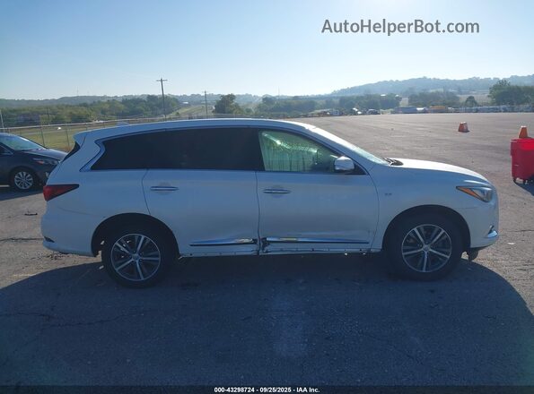 5N1DL0MN1LC500746 2020 INFINITI QX60 White უკანა სალონის ხედი