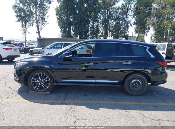 5N1DL0MN4LC505102 2020 INFINITI QX60 Black Սալոնի 360 աստիճան տեսք