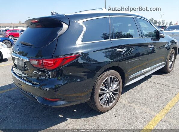 5N1DL0MN4LC505102 2020 INFINITI QX60 Black Հետևի աջ