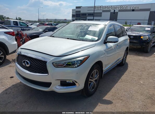 5N1DL0MN4LC511563 2020 INFINITI QX60 White Vista tres cuartos delantera izquierda