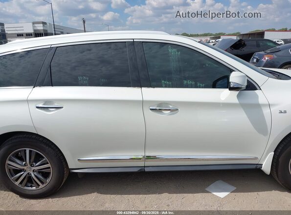 5N1DL0MN4LC511563 2020 INFINITI QX60 White Vista interior trasera