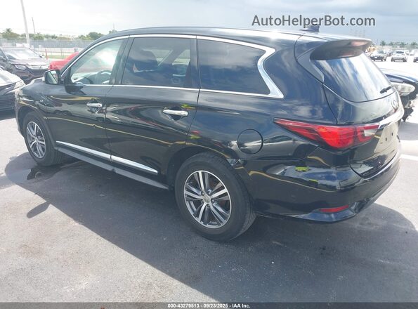 5N1DL0MN8LC533646 2020 INFINITI QX60 Black Հետևի ձախ