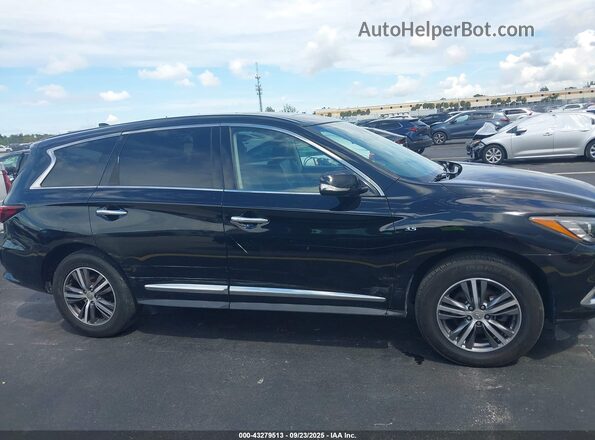 5N1DL0MN8LC533646 2020 INFINITI QX60 Black Սալոնի հետևի տեսք