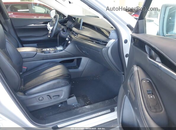 5N1DL1ER1PC345192 2023 INFINITI QX60 Silver Widok wnętrza z przodu