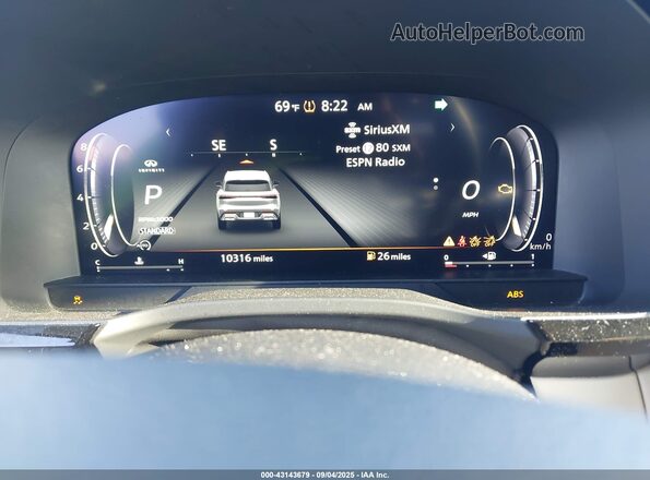 5N1DL1FRXPC369960 2023 INFINITI QX60 Black Вид задніх сидінь