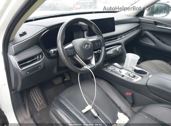 5N1DL1FS1RC340661 2024 INFINITI QX60 White Вид салону спереду