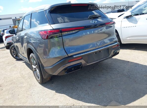 5N1DL1FS5RC337150 2024 INFINITI QX60 Gray Առջևի ձախ երեք քառորդ տեսարան