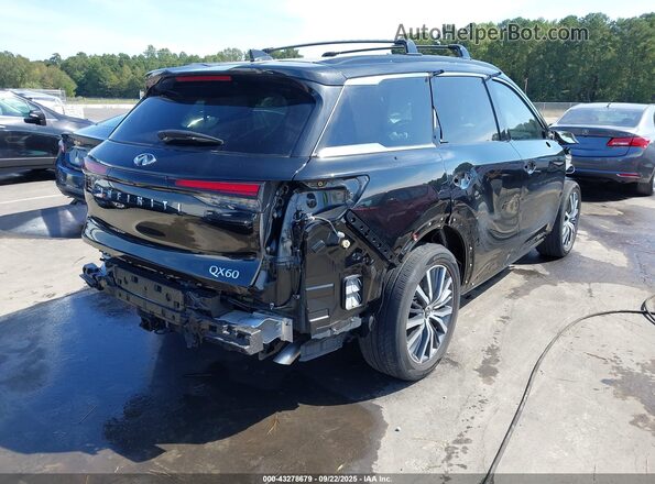 5N1DL1HU6PC352171 2023 INFINITI QX60 Black Задня права чверть