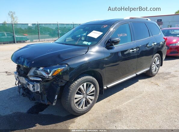 5N1DR2AM7LC633971 2020 NISSAN PATHFINDER Black წინა მარცხენა ხედი სამი მეოთხედიდან