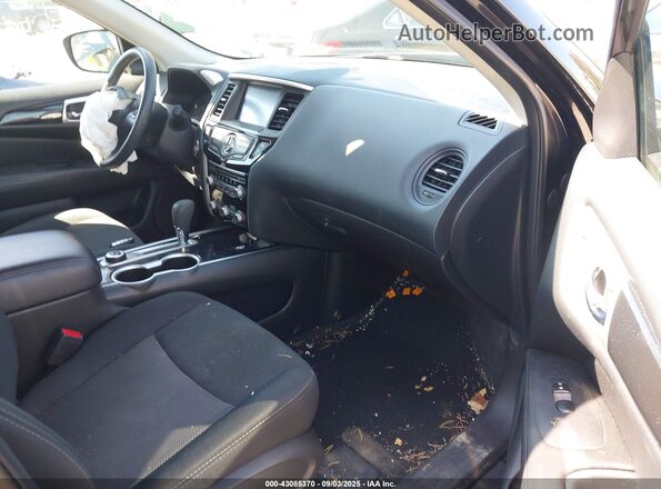 5N1DR2AM7LC633971 2020 NISSAN PATHFINDER Black წინა სალონის ხედი