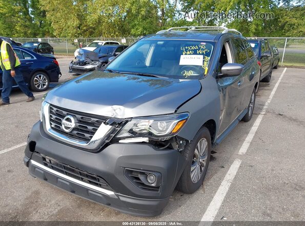 5N1DR2AMXLC633687 2020 NISSAN PATHFINDER Gray წინა მარცხენა ხედი სამი მეოთხედიდან
