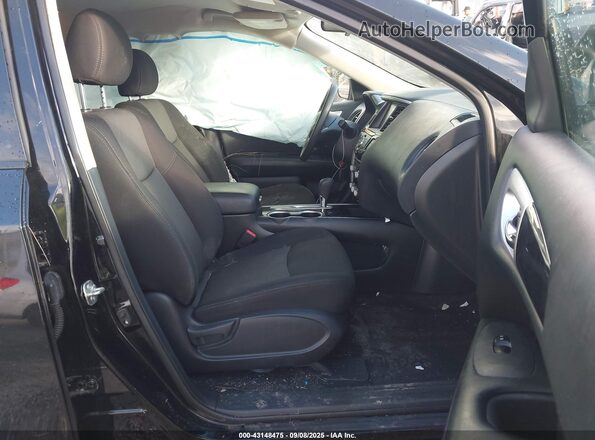 5N1DR2AN1LC637619 2020 NISSAN PATHFINDER Black Front interior view