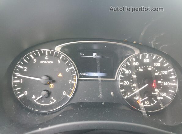 5N1DR2AN4LC581529 2020 NISSAN PATHFINDER White Вид щитка приладів