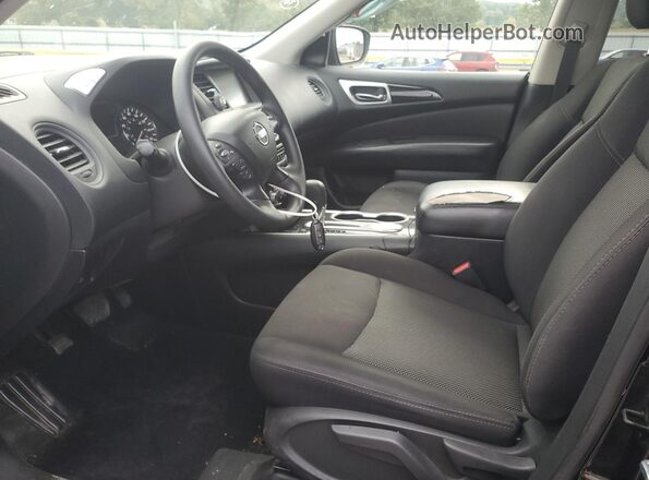 5N1DR2AN4LC610964 2020 NISSAN PATHFINDER Black წინა სალონის ხედი