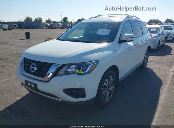 5N1DR2AN8LC618145 2020 NISSAN PATHFINDER White წინა მარცხენა ხედი სამი მეოთხედიდან