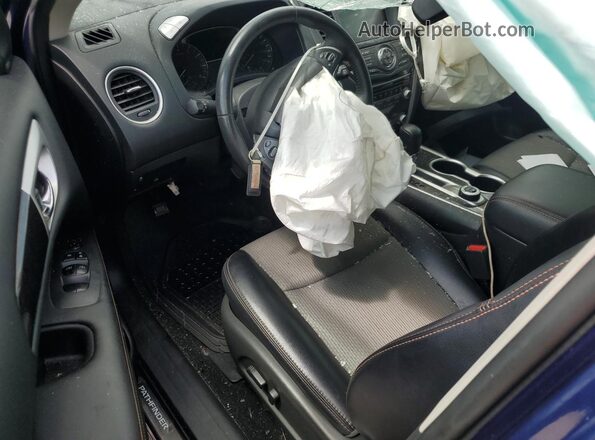 5N1DR2BM4LC596148 2020 NISSAN PATHFINDER Blue წინა პანელის ხედი