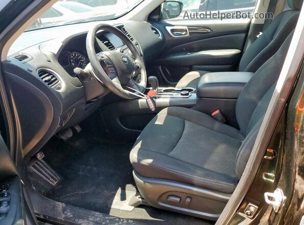 5N1DR2BM7LC590540 2020 NISSAN PATHFINDER Green Front interior view